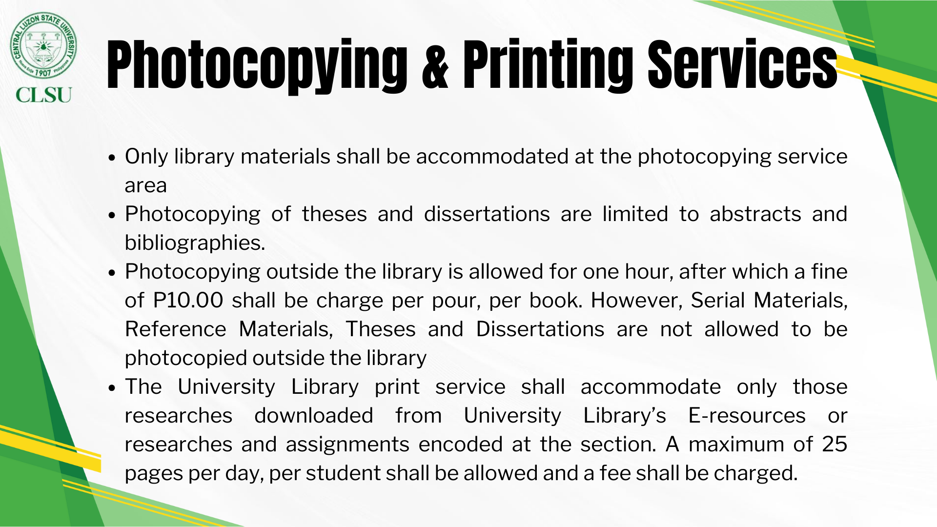 Photocopy and Printing