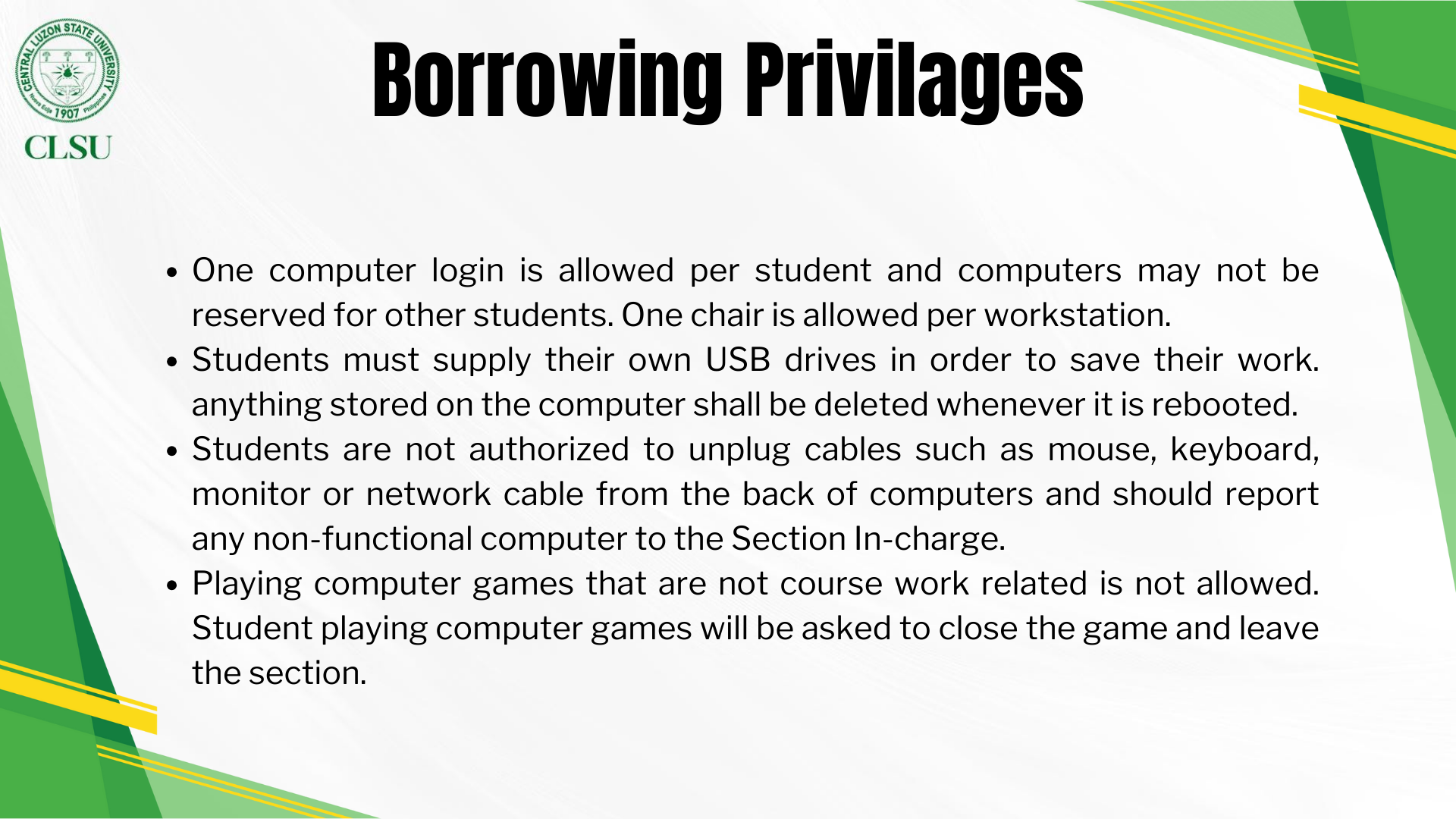 Borrowing Privilages Part 5